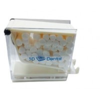 3D Dental Cotton Roll Dispenser Pull Style White